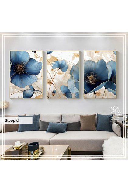 Metal Framed Real Glass Table Stoopid Set of 3