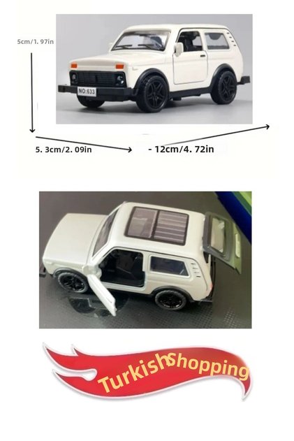 Metal 1:36 Scale Pull Drop Three Doors Open Steel Car