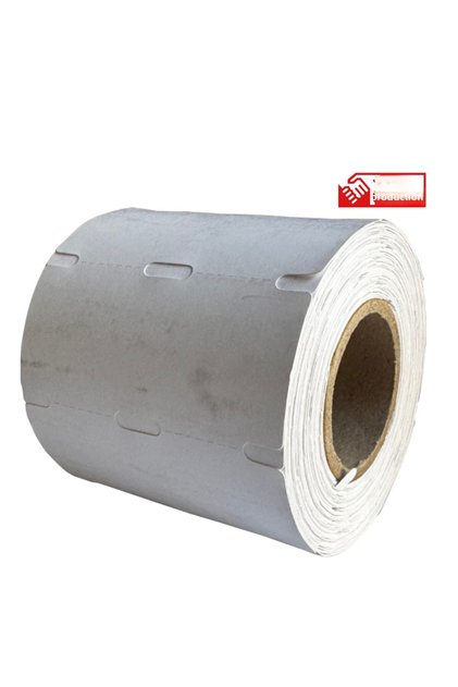 5 Pcs 80×38 mm Thermal Cardboard Shelf Label 3 Holes 500 Wraps