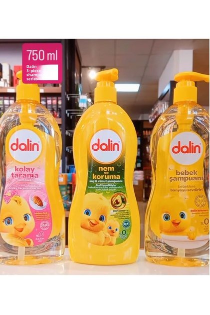 Dalin Baby Shampoo Series 700 Ml, Moisture and Protection, Easy Combing, Baby