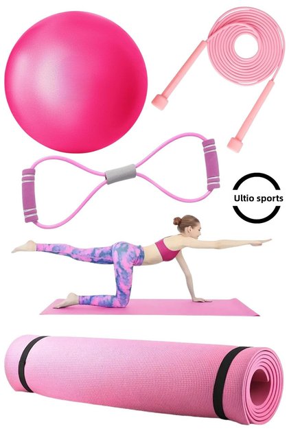 "Star of Home Fitness: 4-Piece Pilates Set" Pilates Beginner Set 4 Pieces Quality Product