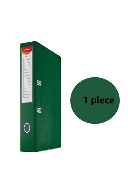 Folder îngust verde 1 bucată - pe inele