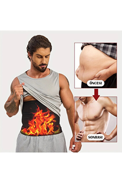 Vücut Bel Toparlayıcı, Bel Trimmer, Karın Eğitmeni, Terleme Egzersiz Vücut Sauna Termal Kemer
