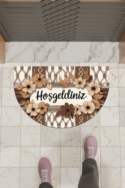 1Modern Digital Doormat Welcome Floral Desern Front Door Mat