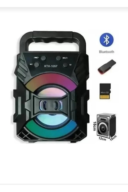 1057 Fm Radyolu Mini Taşınabilir Müzik çalar kutusu Bluetooth' lu ses bombası