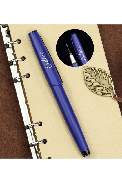 Blue Thick Rollerball Pen