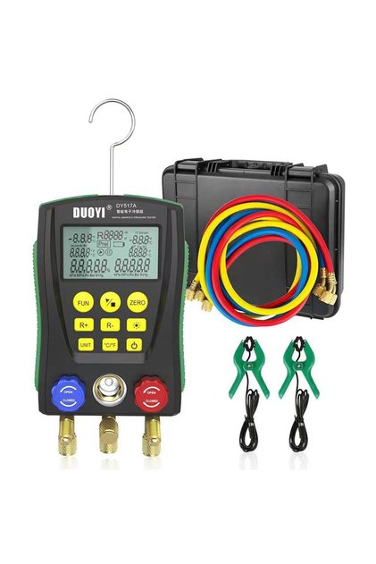 Dy517a DUOYI Dijital Manifold Test Cihazı Soğutma Analizörü Set Dijital Ölçüm Cihazları