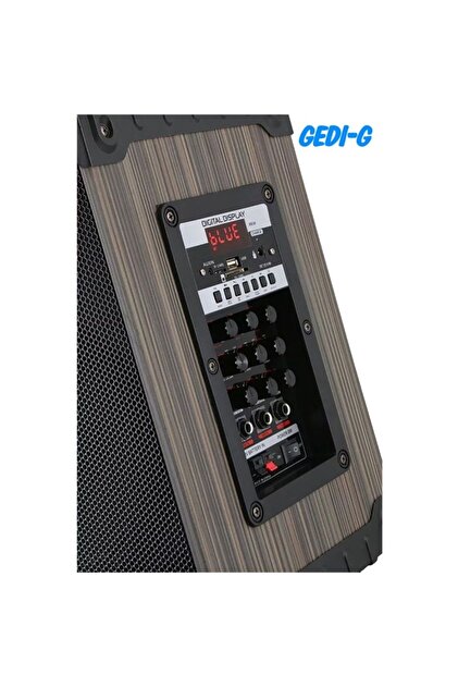 YANIKLAR MÜZİK LT-912 Süper Bass'lı Kumandalı, Şarjlı, Çift