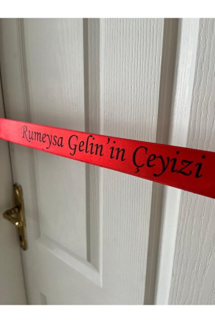 Kişiye Özel Gelin Çeyizi Kurdelesi