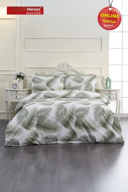 Zambak Double Duvet Cover Set 100% Cotton