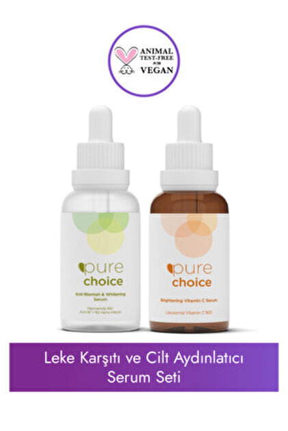 Pure Choice Cilt Aydınlatıcı, Nemlendirici ve Onarıcı Bakım Seti
