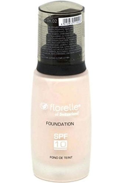 Foundation Cream SPF 10 by Florelle, Shade 02