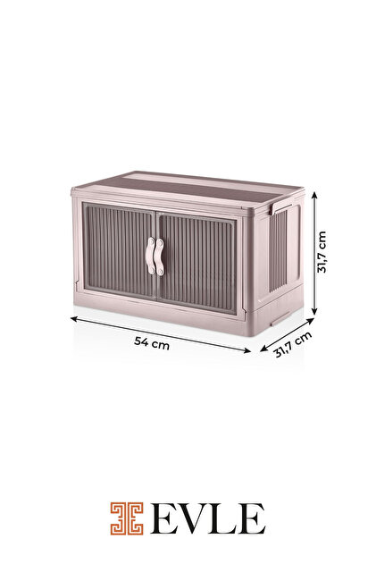 Evle Katlanabilir Modüler Dolap Tekli, 55 lt, 54 cm x 31,7 cm x 31