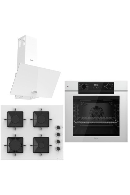 White FryArt 3 lü Ankastre Set ( QEP63CB - SS206 - D087 )