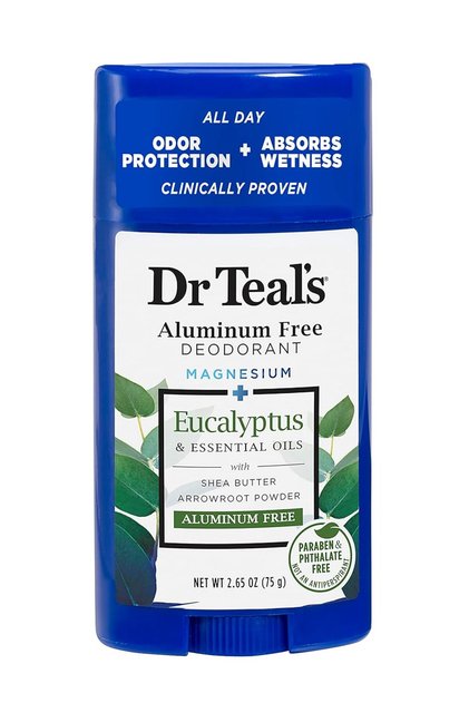 مزيل عرق Dr Teal's خالٍ من الألومنيوم - برائحة الأوكالبتوس - خالٍ من البارابين والفثالات - 2.65 أونصة