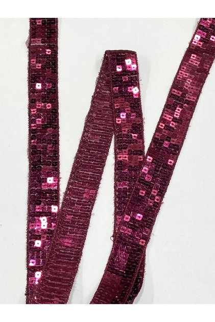 Sequin Ribbon Ribbon Sequin Ribbon Mortar 2 Meters / Width 2.5 cm /