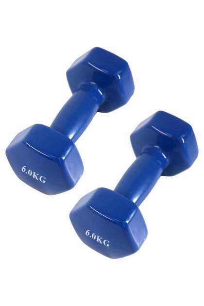 Dumbbell Set for Fitness - 2 Pieces - Weight 2x6 kg