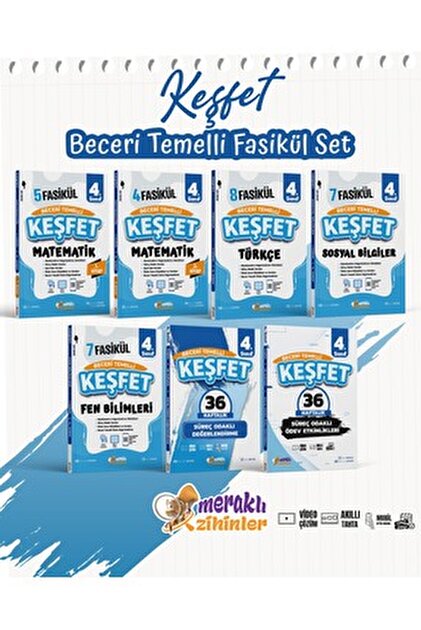 meraklı zihinler 3. SINIF KEŞFET BECERİ TEMELLİ FASİKÜL SET