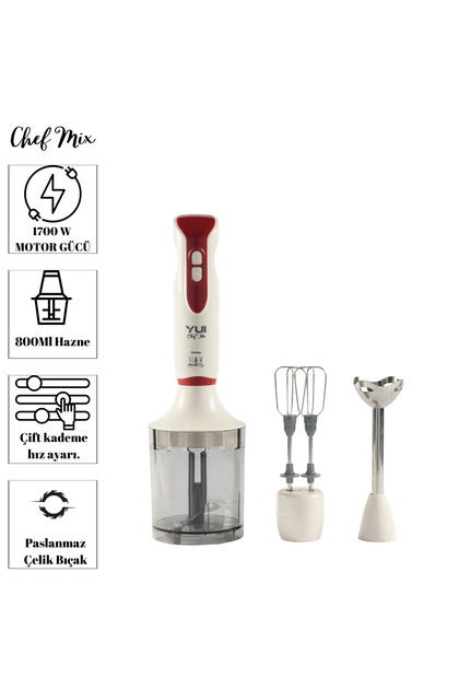 Yui Chefmix 1700 Watt Midi Blender Seti M52 - Fiyatı, Yorumları