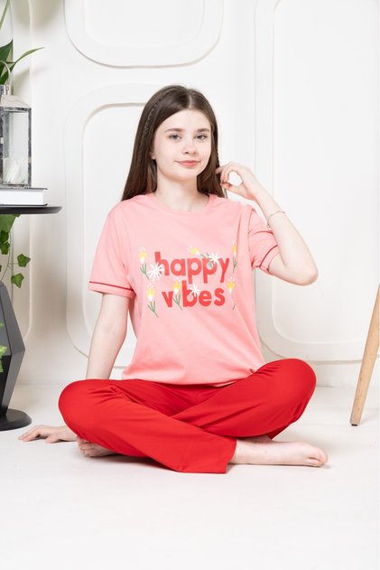 Girl's Short Sleeve Pajama Set
