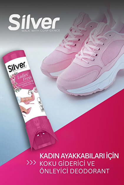 Silver Kadın Ayakkabı Deodorantı Koku Giderici Önleyici 100 ML