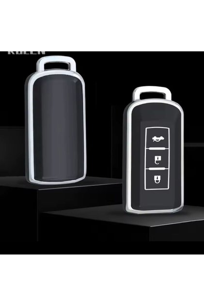Mitsubishi Outlander Asx Lancer Pajero Eclipse Key Case Black/Silver 2.See Image Please
