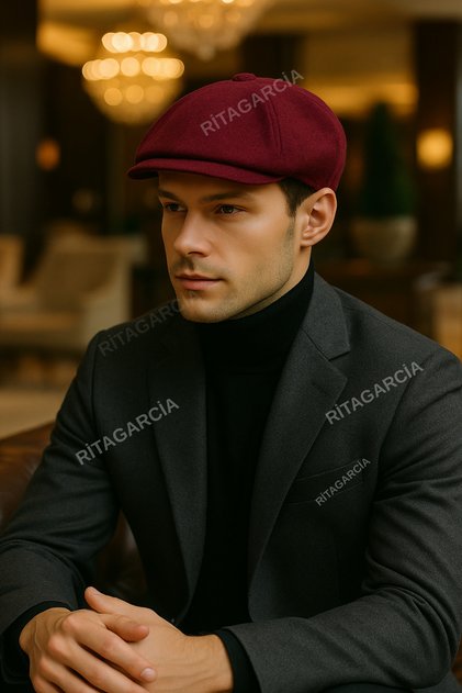 Men's Cap Peaky Blinders Stamped Fabric Hat Cap