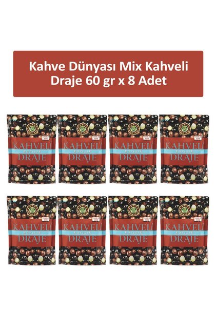 Kahve Dünyası Kahveli Karışık Draje 60 gr x 8 Adet