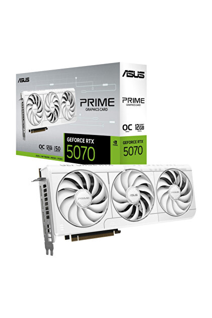 ASUS PRIME GeForce RTX 5070 12GB OC White Edition PRIME-RTX5070