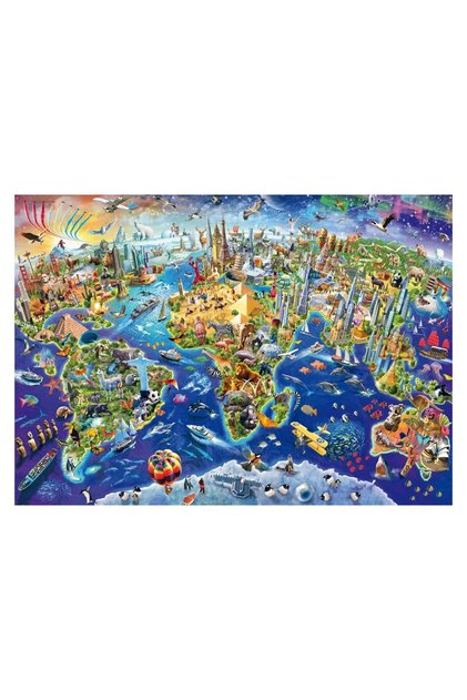 Puzzle - Descoperim lumea, 1000 piese