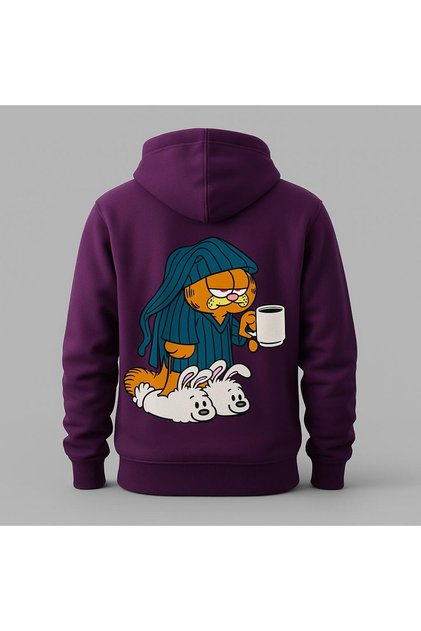 Garfield Printed Hooded Sweatshirt – Comfortable Casual Wear
