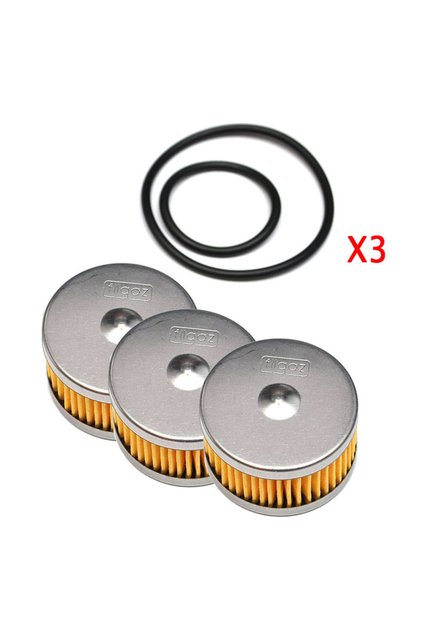 Set 3 filtre GPL Tomasetto cu garnituri