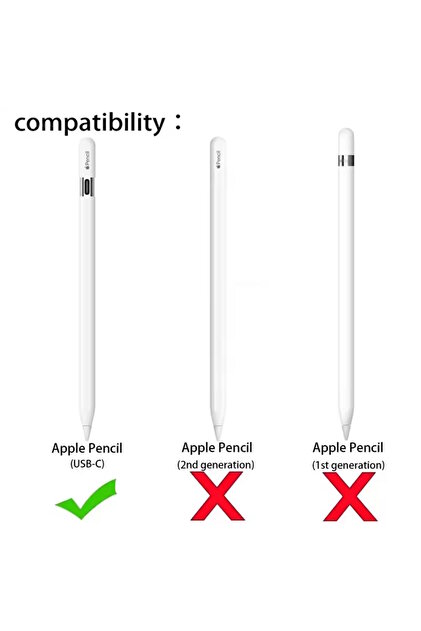m.tk moveteck Apple Pencil Usb-C ile Uyumlu Kılıf Apple Pencil Usb