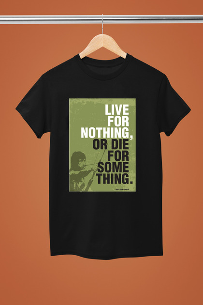 Rambo Printed Cotton Short Sleeve Regular Fit Tshirt