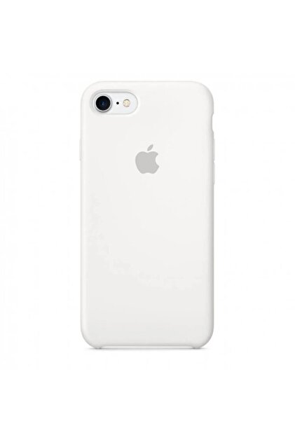 ホワイトiPhone8 Marselit iphone 7-8-Se 2020 Uyumlu Premium Lansman Liquid Silikon