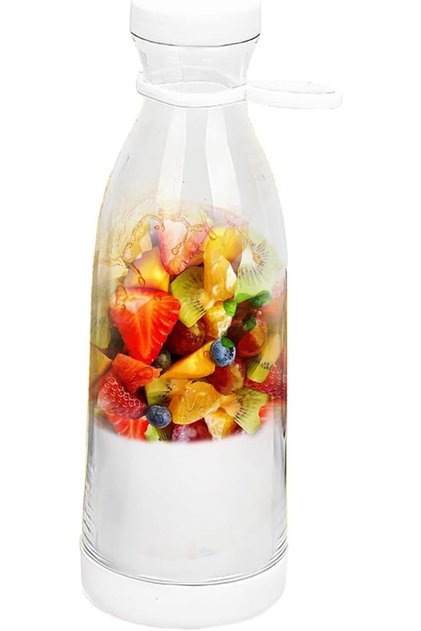 Portable Blender, Cordless Mixer Bottle for Fruit Juices | Cordless Leak-Proof Mixer Bottle Small Sh