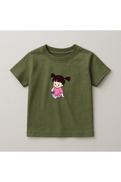 Monsters Crew Neck 100% Cotton Printed Short Sleeve Children's and Teenage T-Shirt