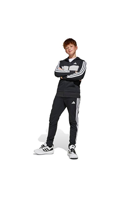 adidas J 3S TIB FL TS Çocuk Siyah Eşofman Takımı JC7520 - Fiyatı