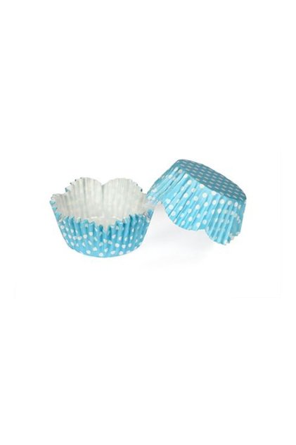 Cake Mold Pet Capsule 65*38 mm Paper Cupcake Paper (100 Pieces) Polka Dot Blue