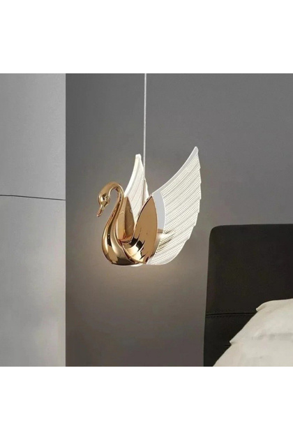 Modern Duck-Shaped Single Chandelier by Vaultex