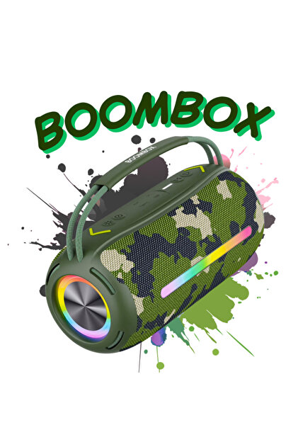 Abbruch Kablosuz Bluetooth Hoparlör Boombox360 Taşınabilir Çift