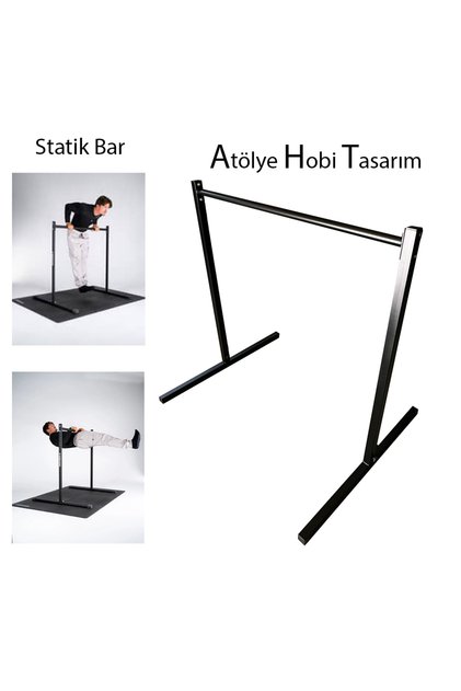 Statik Bar Barfiks Bar kademeli 115 cm front lever