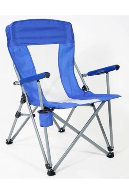 Foldable Camping Chair Armrests with Cup Holder, Aluminium Frame | Heavy Duty and Durable,