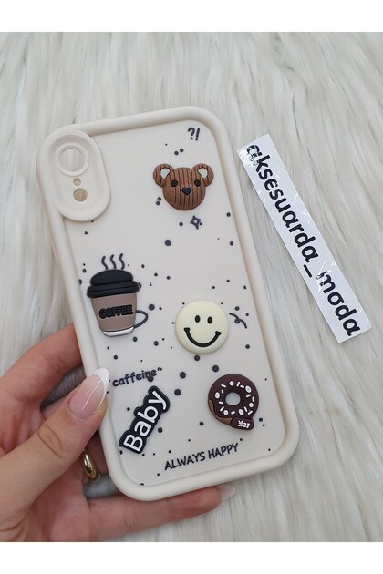 iPhone Xr Compatible Figured Silicone Case