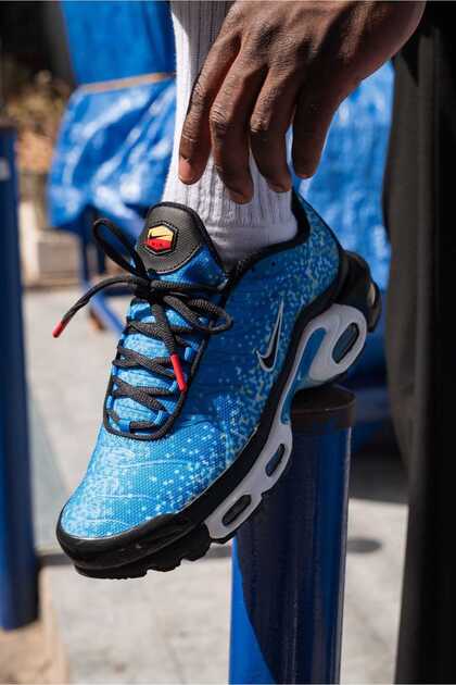 Nike TN Air Max Plus NAPOLI / Çocuk Mavi Snekaer Spor Ayakkabı
