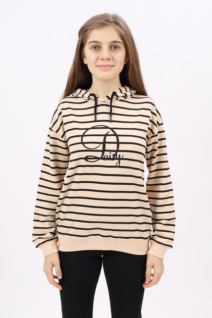 Girl's Embroidered Sweatshirt
