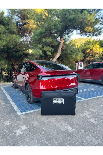 Tesla Model Y ve Juniper Uyumlu Sünger Yatak / Taşıma Çantalı