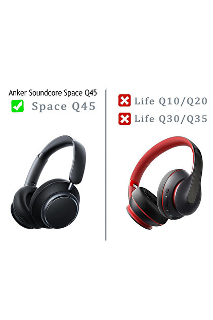 mrstech Soundcore Space Q45 Uyumlu Kulaklık Pedi yastık Kulaklık