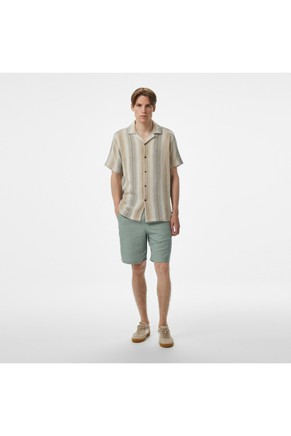 Erkek Yeşil Jogger Şort