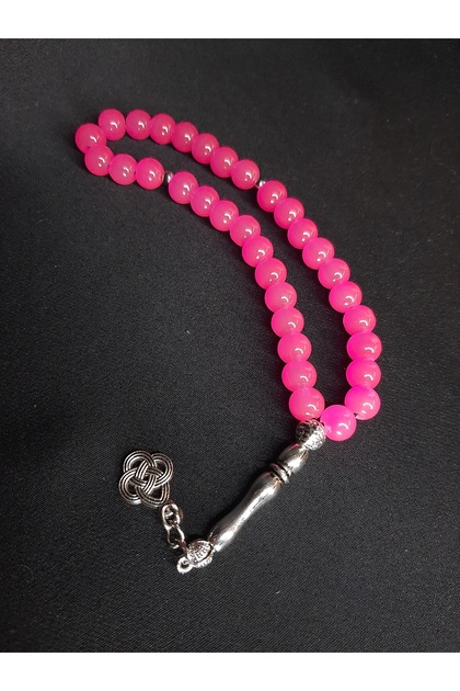 Pink Glass Bead Prayer Beads